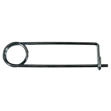 MIDWEST FASTENER .120" x 2-3/4" Zinc Plated Steel Safety Pins 6PK 930024